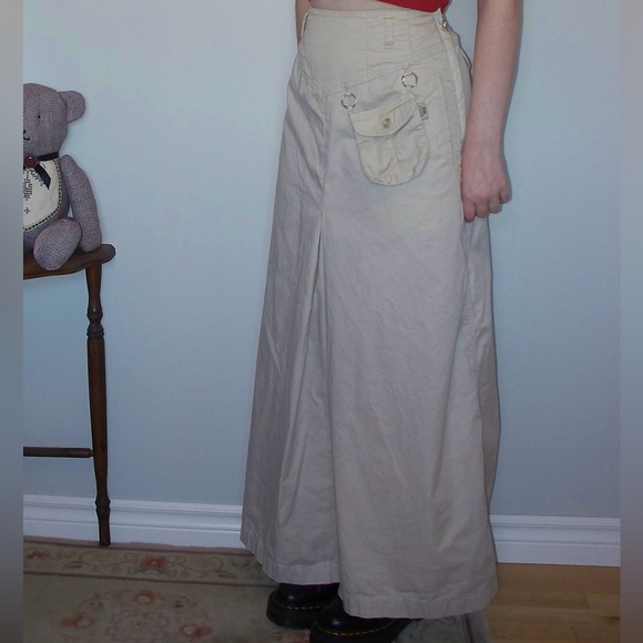 vintage cargo skirt - Picture 3 of 5